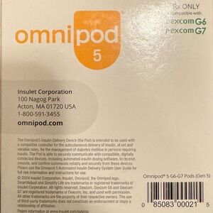 Omnipod 5 pods